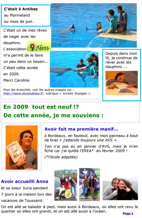 Le journal 2009 page 2
